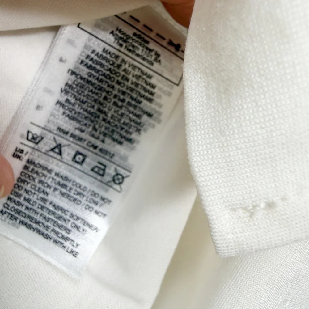 adidas Pocket Polo Size XXL Men Chalk White Trefoil Pocket Golf Shirt NEW